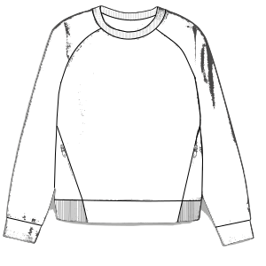 Fashion sewing patterns for Sweatshirt  9412